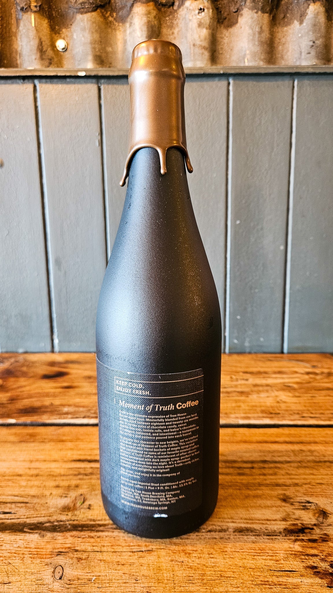 Tree House Brewing Company - Moment of Truth Coffee - Barrel Aged Imperial Stout 750ml