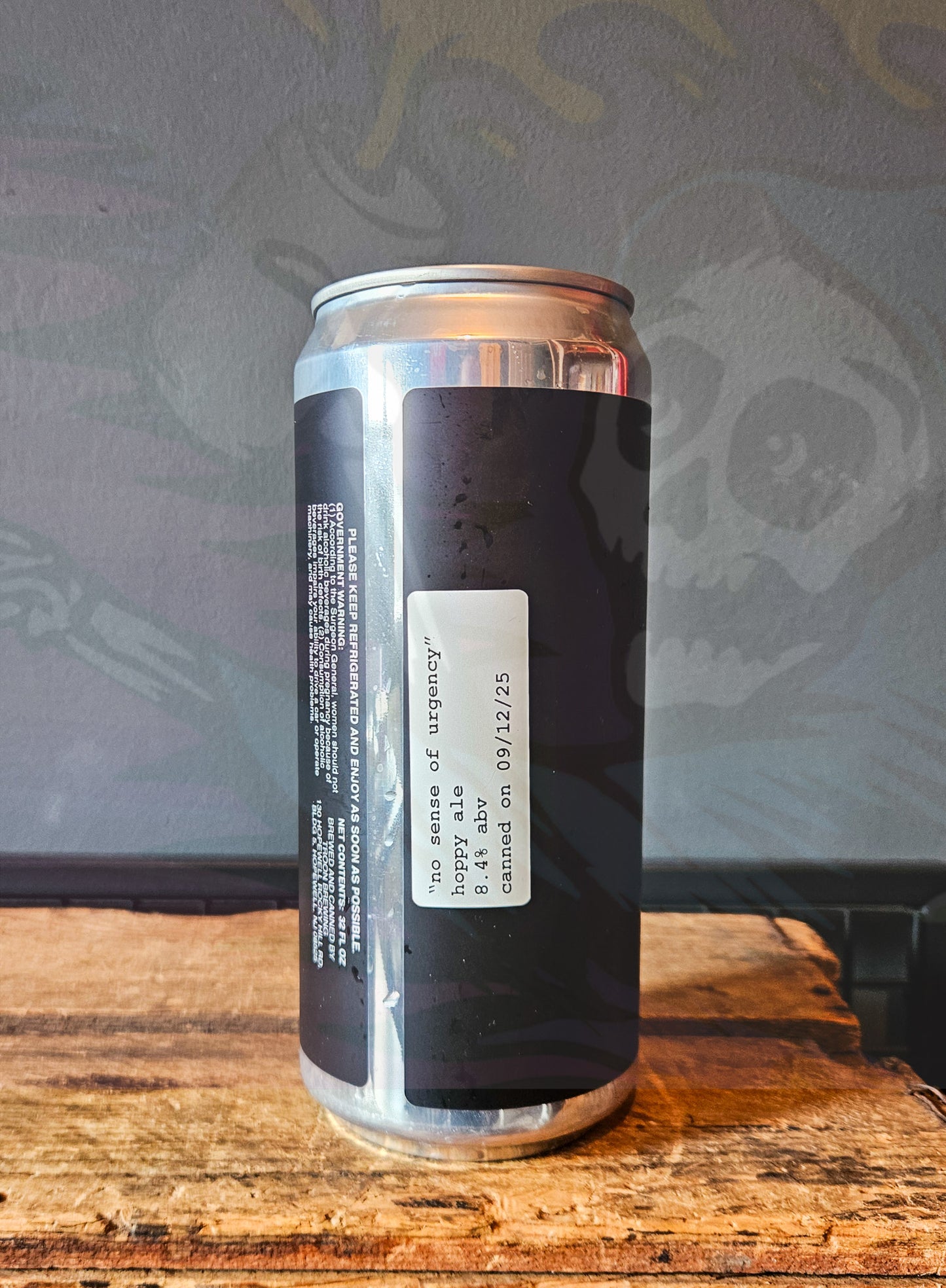 Troon Brewing - No Sense Of Urgency - Imperial Double New England Hazy Pale Ale (946ml)