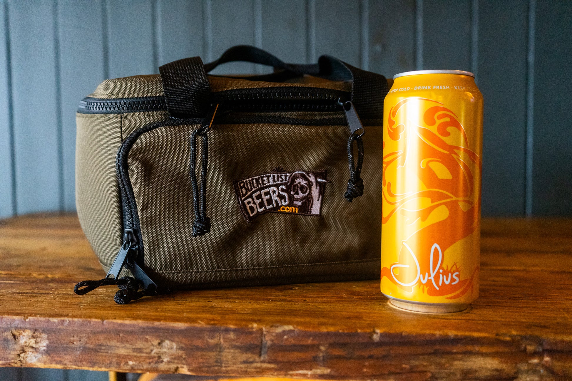 Bucket List Beers Cooler and Julius craft beer gift by Bucket List Beers.