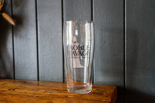 Noble Savage Brewing Company Candle Glass