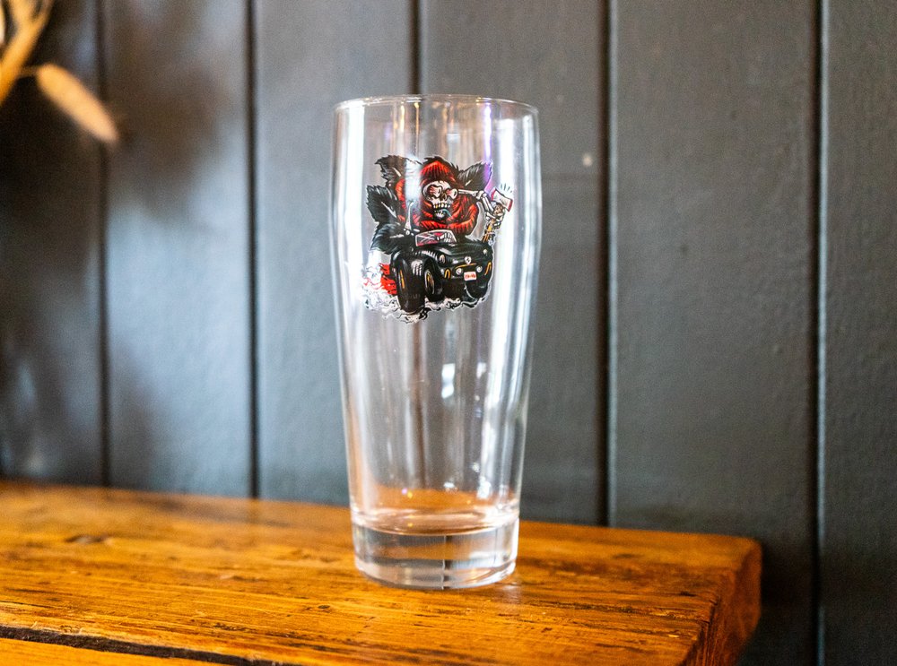 Fidens Brewing X The Veil Birthday Collaboration Glass